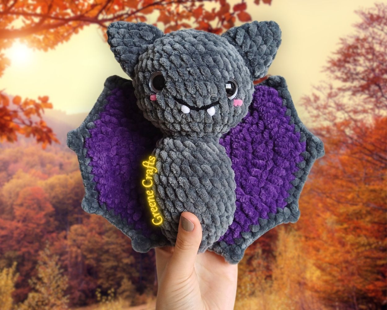 Bat Plush Toy Crochet Pattern