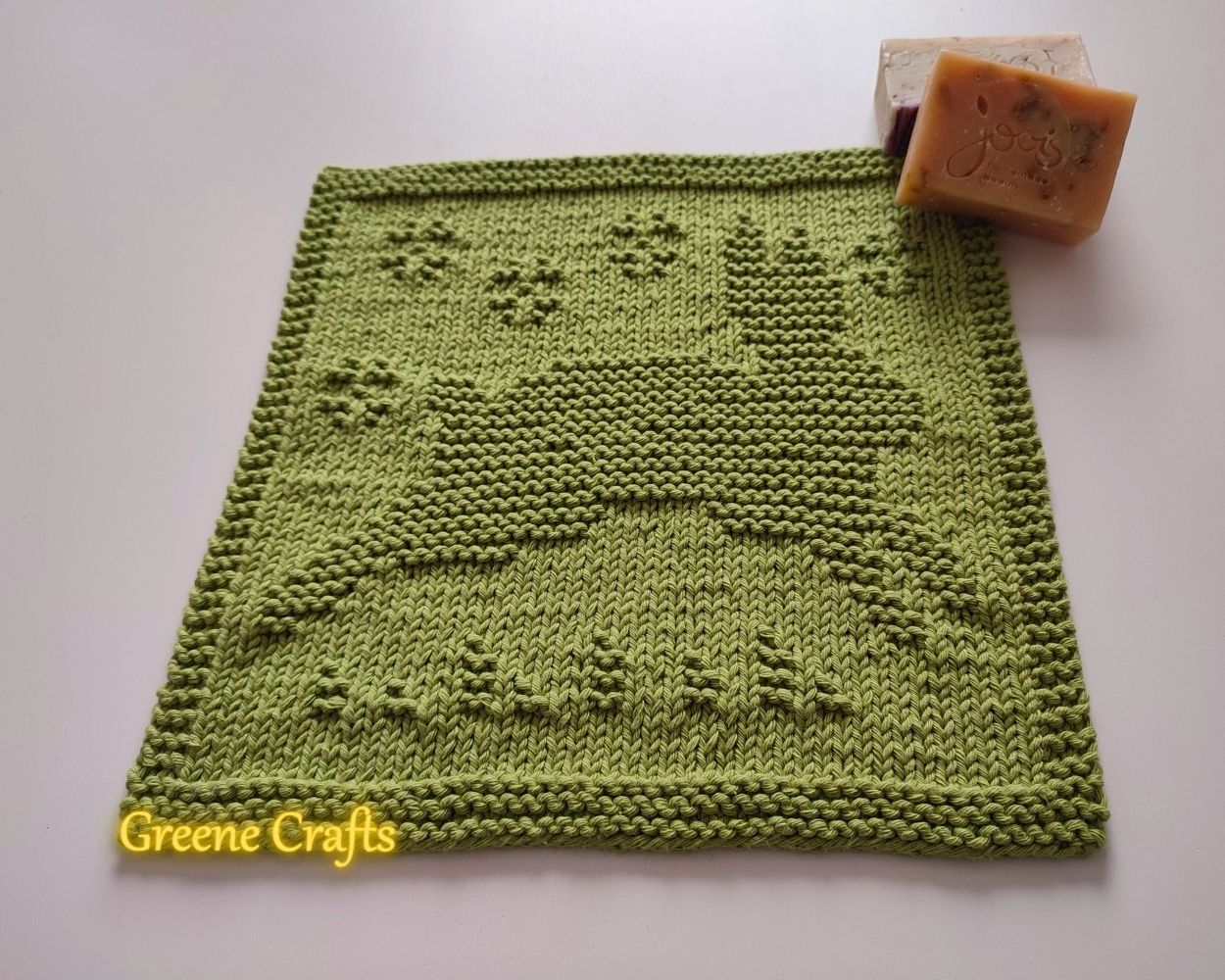 Bunny Dishcloth or Washcloth - Knitting Pattern - Image 5