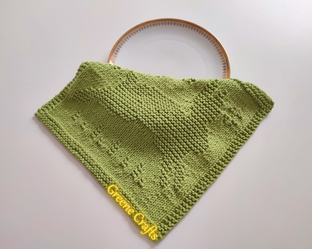 Bunny Dishcloth or Washcloth - Knitting Pattern - Image 4