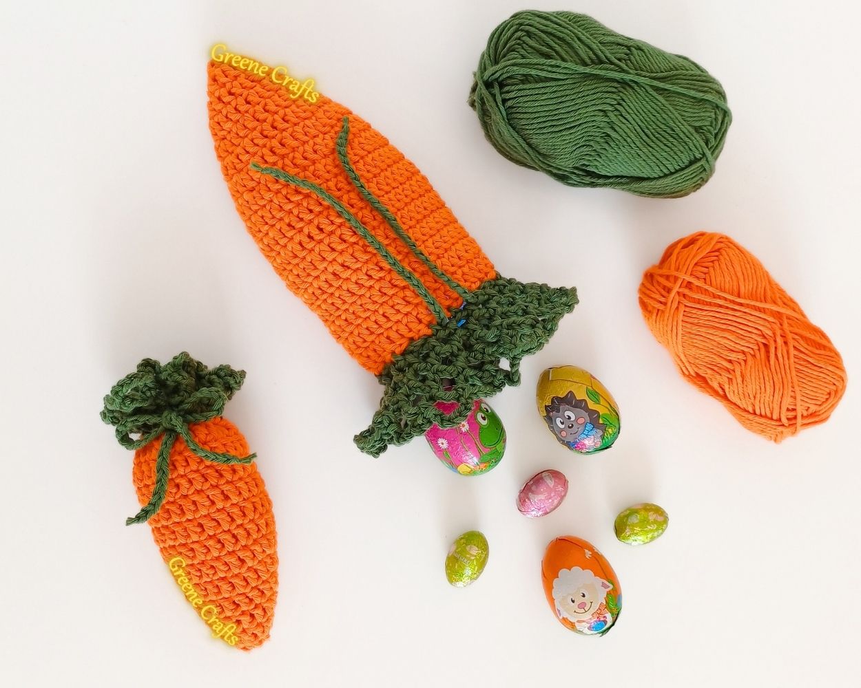 Carrot Treat Bag for Easter - Crochet Pattern - Image 3