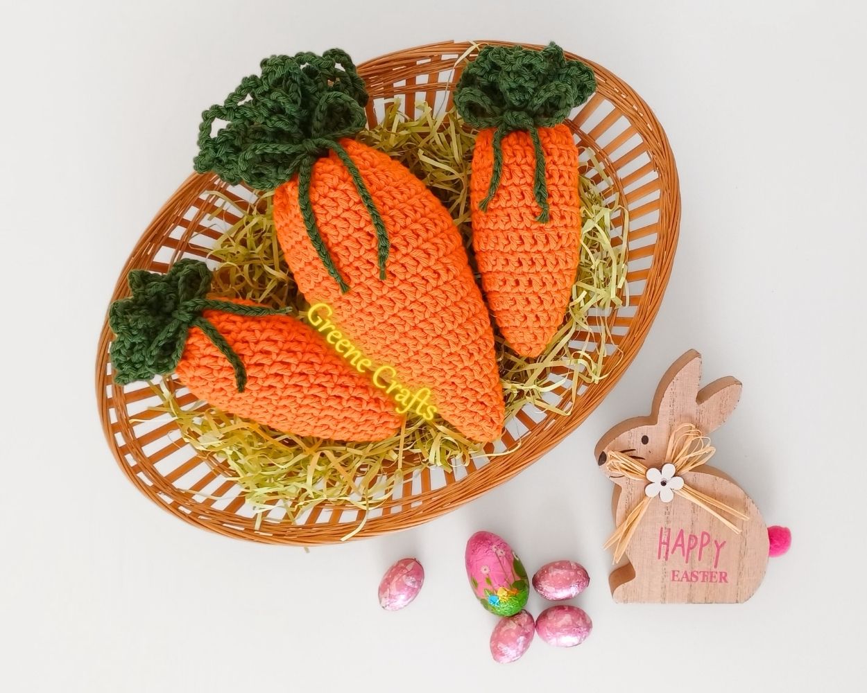 Carrot Treat Bag for Easter - Crochet Pattern - Image 5
