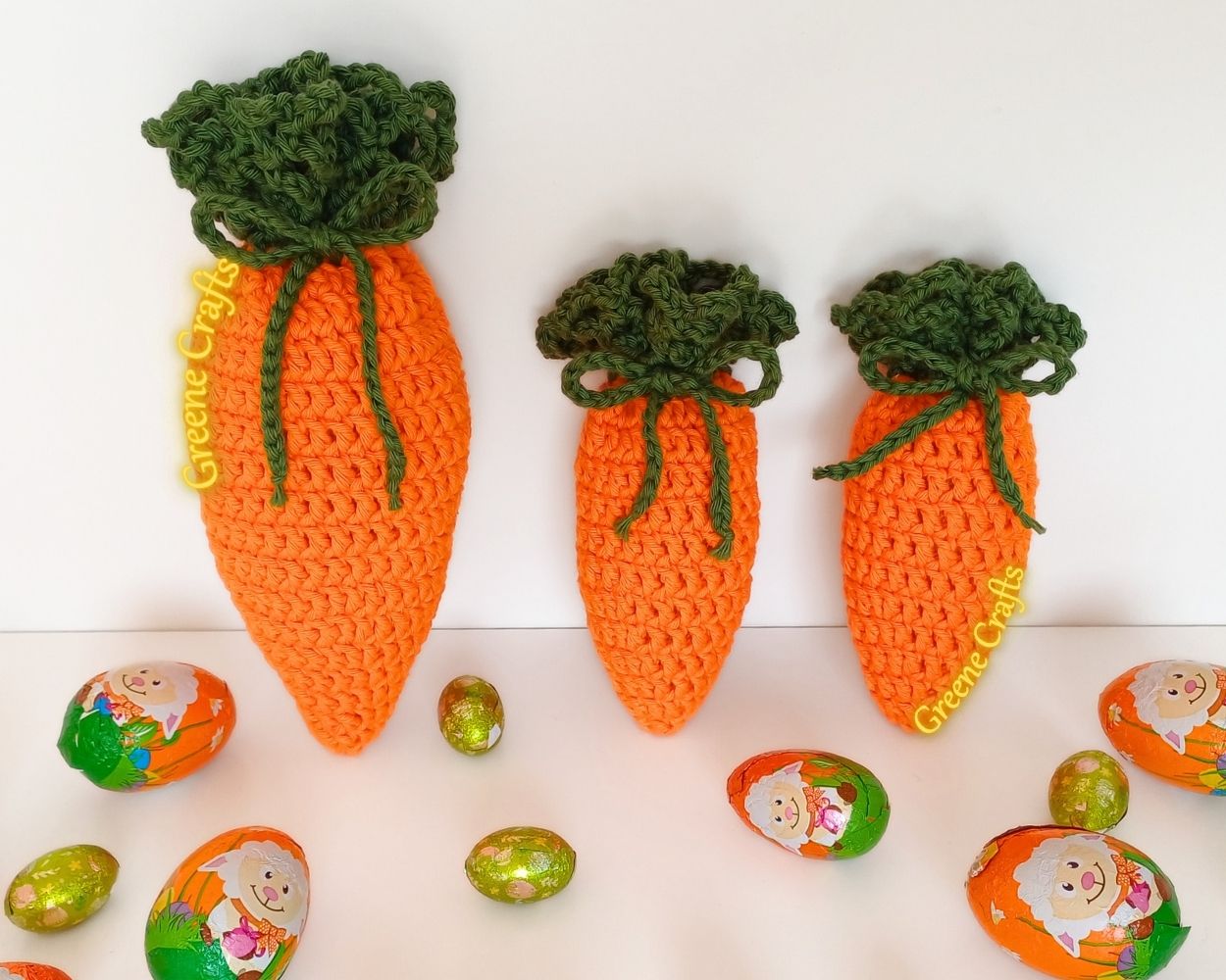 Carrot Treat Bag for Easter - Crochet Pattern - Image 4