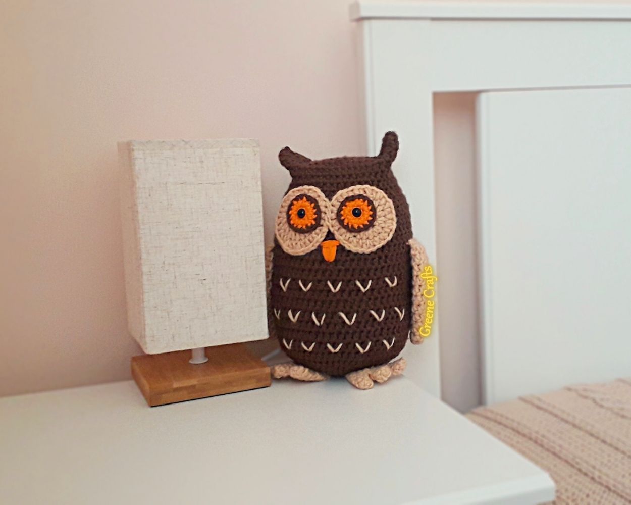 Forest Owl Crochet Pattern (Toy or Doorstop) - Image 4
