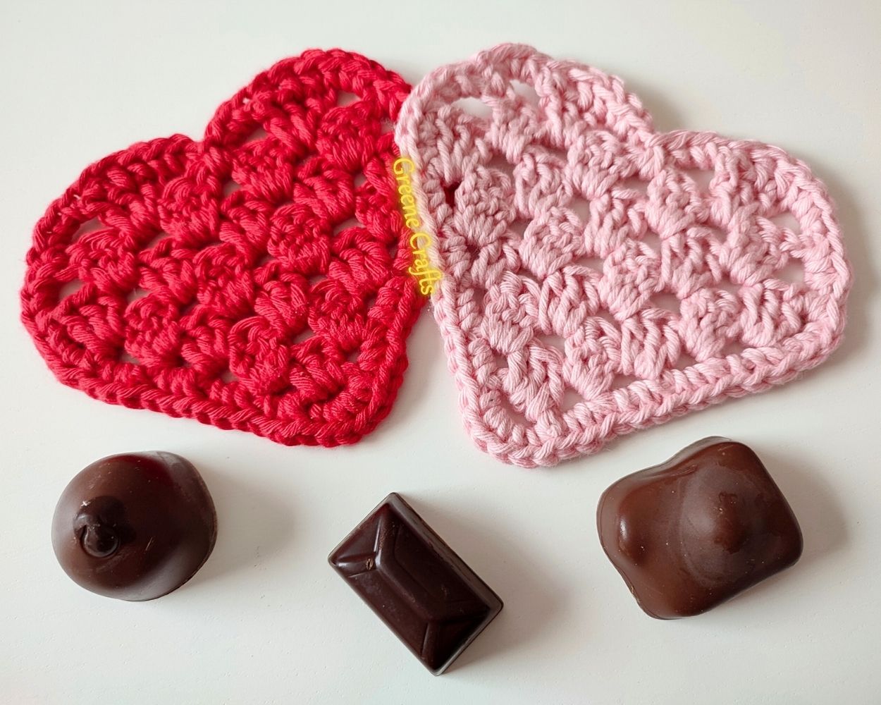 Granny Stitch Heart Garland - Crochet Pattern for Valentine’s Day - Image 4