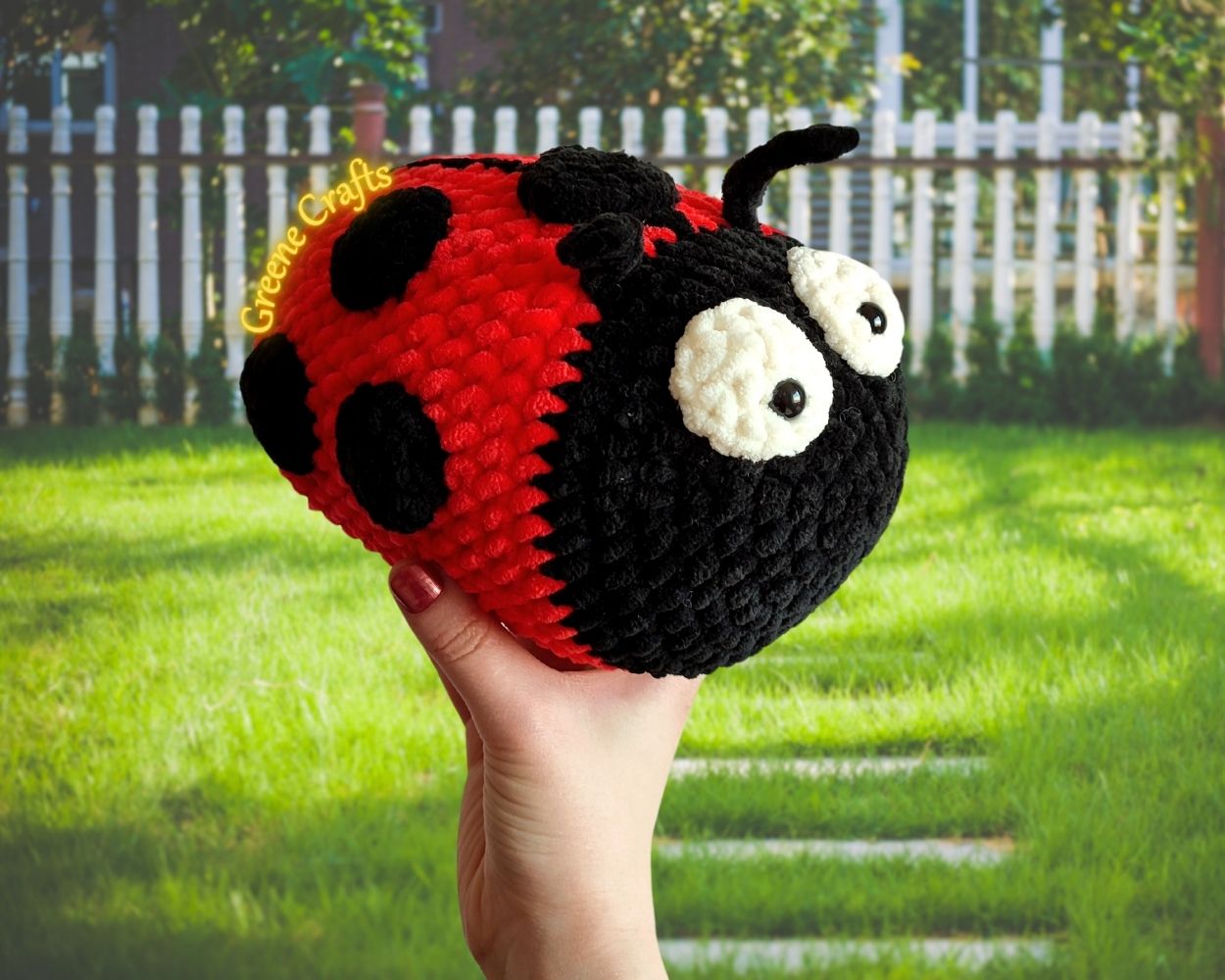 Ladybug Plush Toy Crochet Pattern