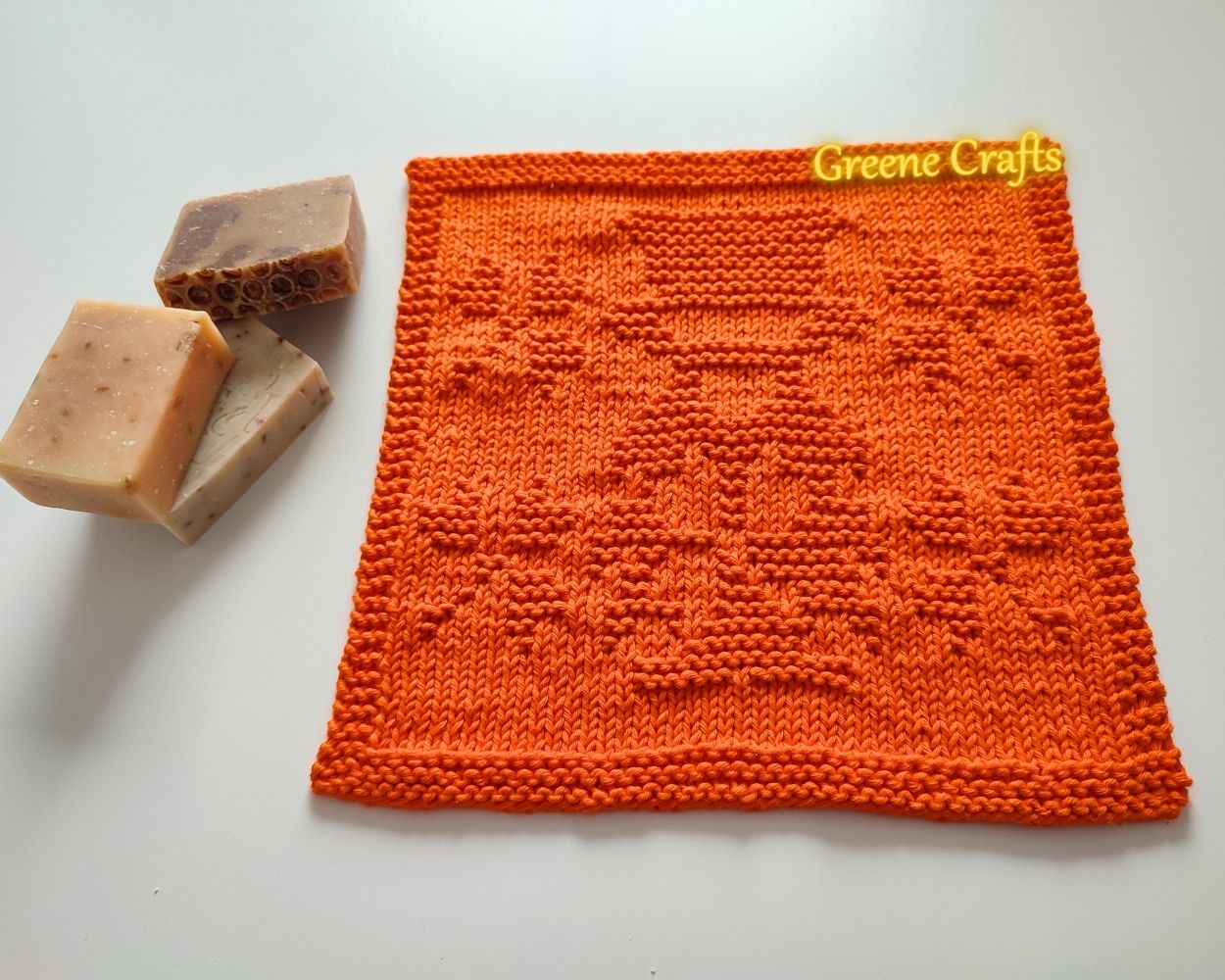 Leprechaun Washcloth or Dishcloth Knitting Pattern