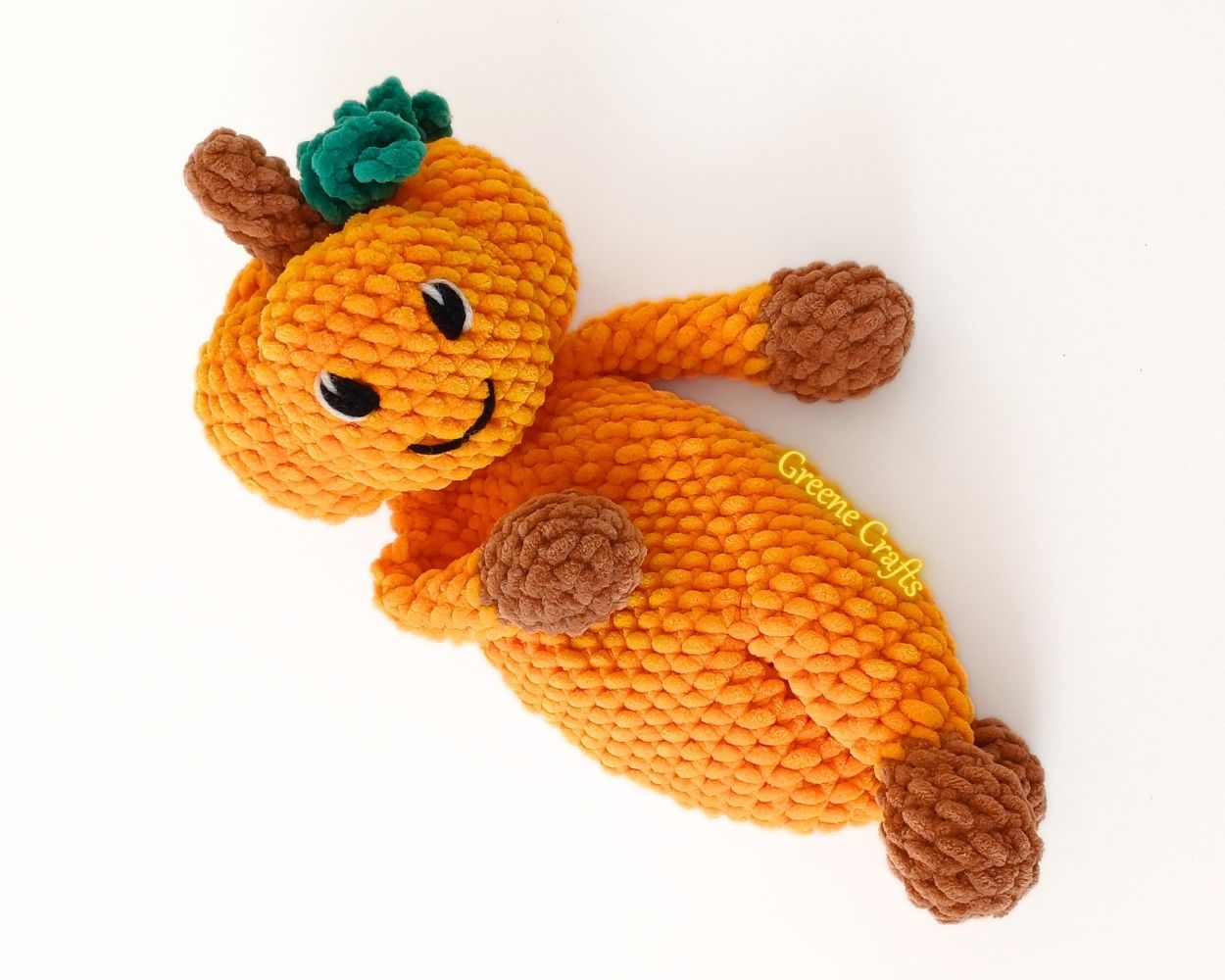 Pumpkin Lovey - Crochet Pattern (Low Sew)