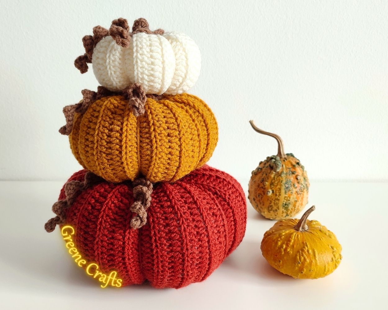 Fall Pumpkin Centerpiece - Crochet Pattern