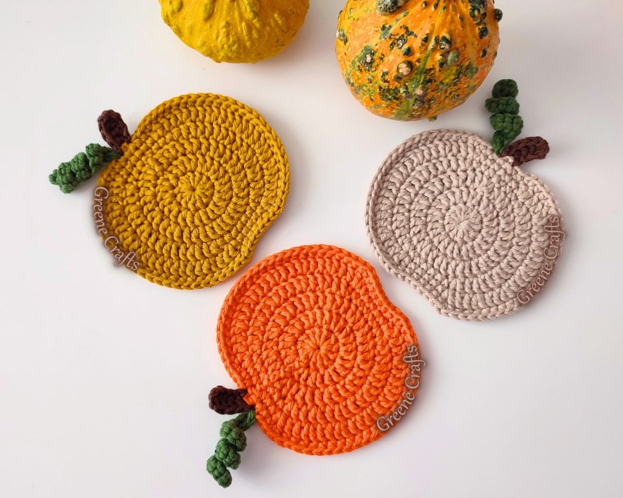 Pumpkin Coaster and Pumpkin Garland - Crochet Pattern - Image 5