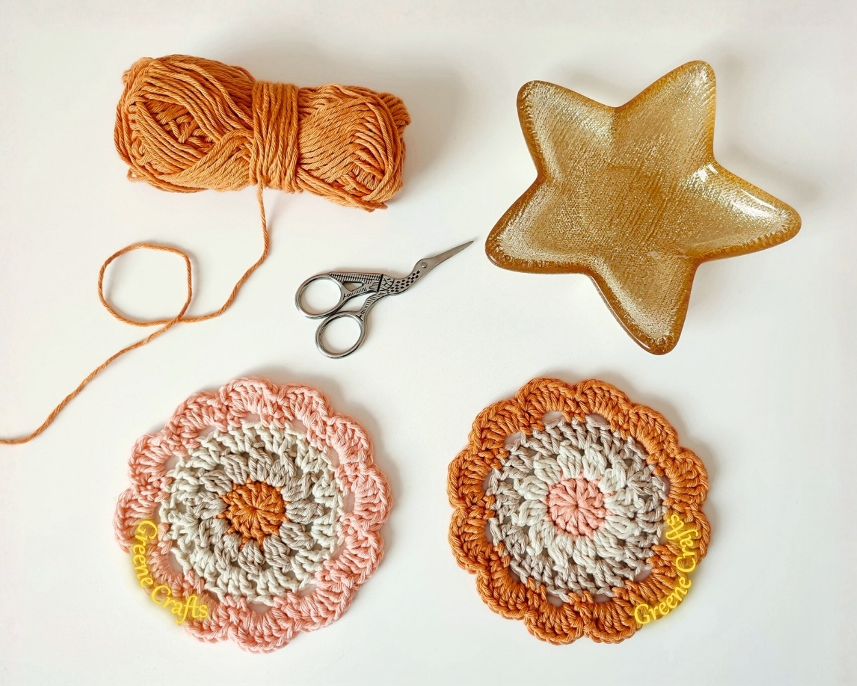 Desert Flower Coaster Crochet Pattern