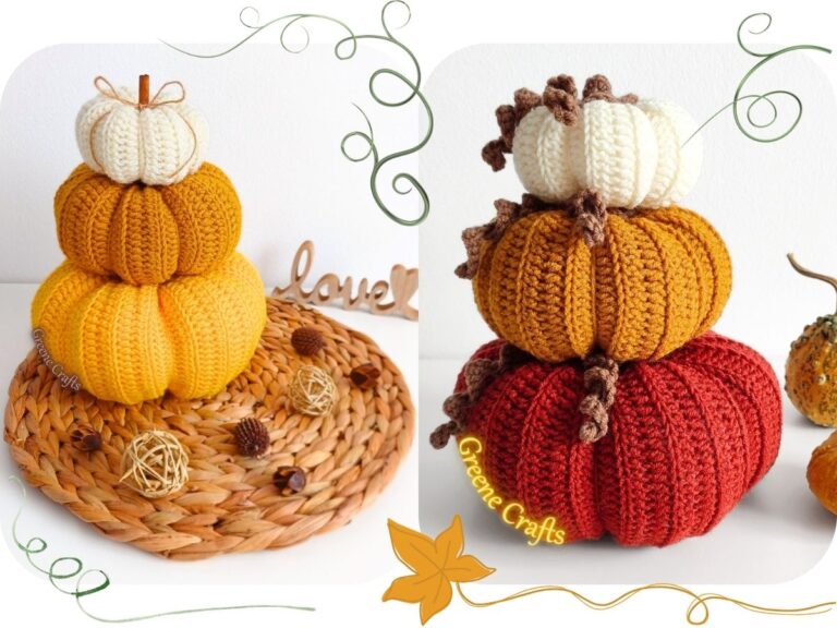 stackable crochet pumpkins featured photo