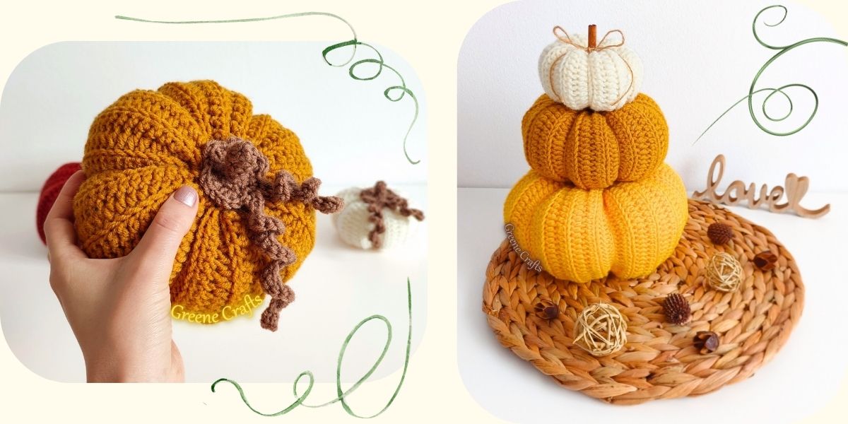Stackable Crochet Pumpkins – A Fun Fall Decor Idea